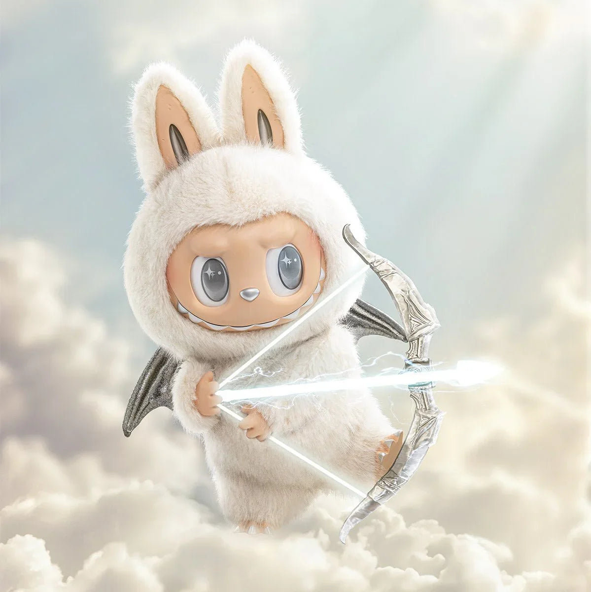 POP MART LABUBU THE MONSTERS MINI ANGEL IN CLOUDS PELUŞ BEBEK